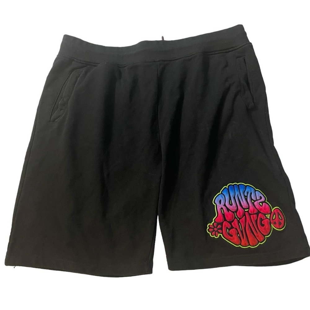 RUNTZ GANG KNIT SHORTS SIZE 3X COLOR BLACK - Picture 2 of 4
